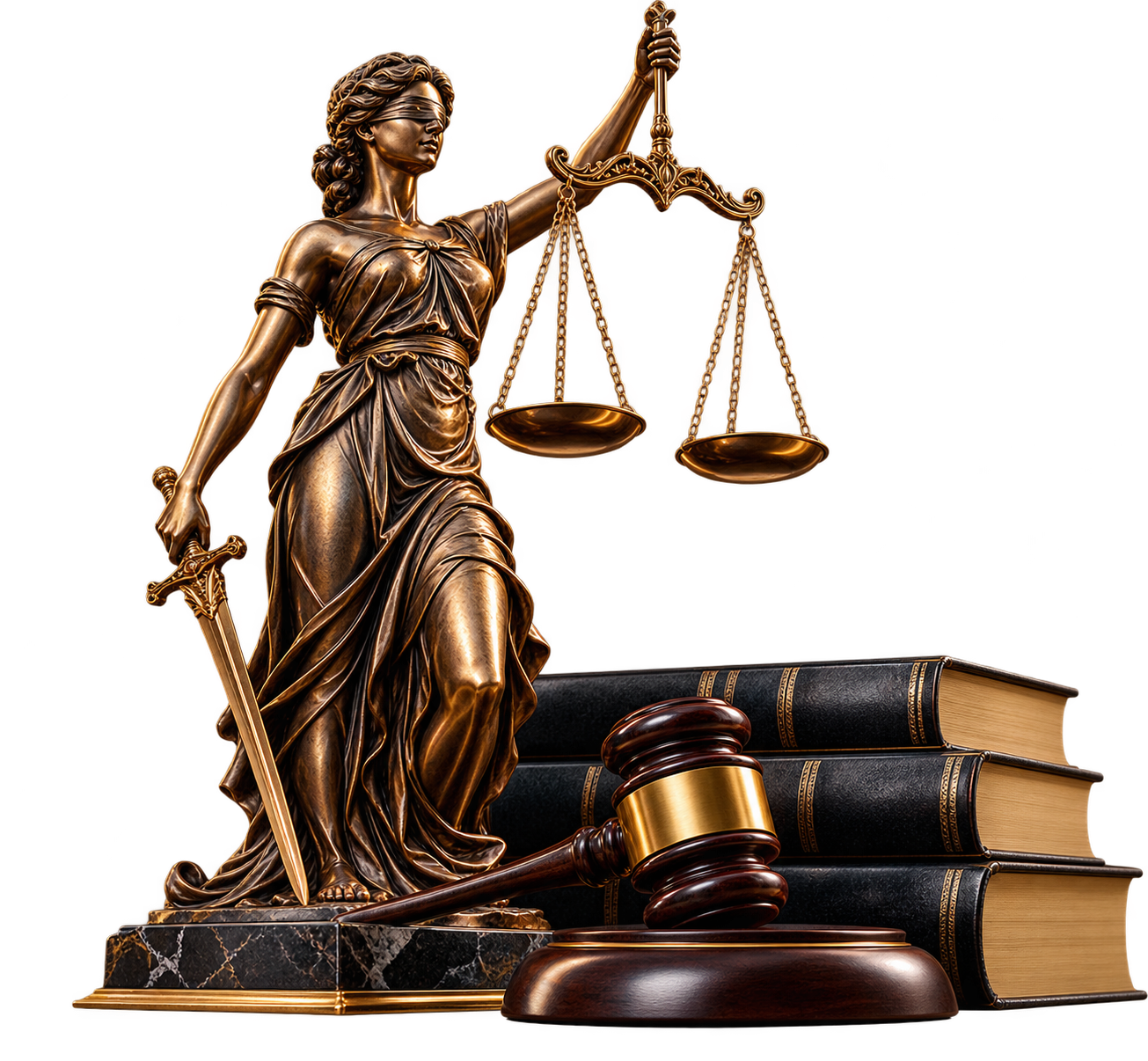 Justicia en Bronce y Oro